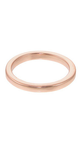 Single Stack Midi Ring- Rose